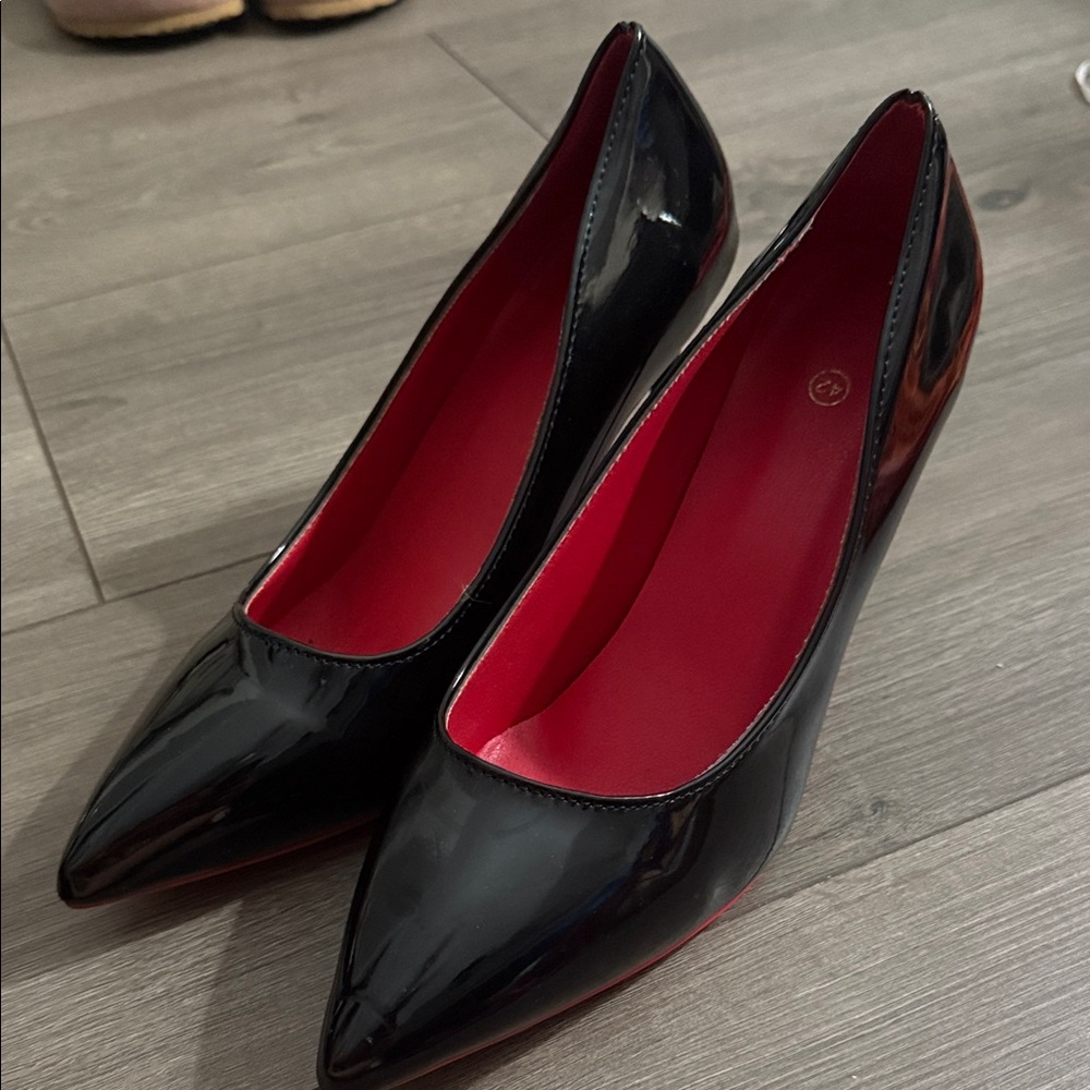Black and Red Heels